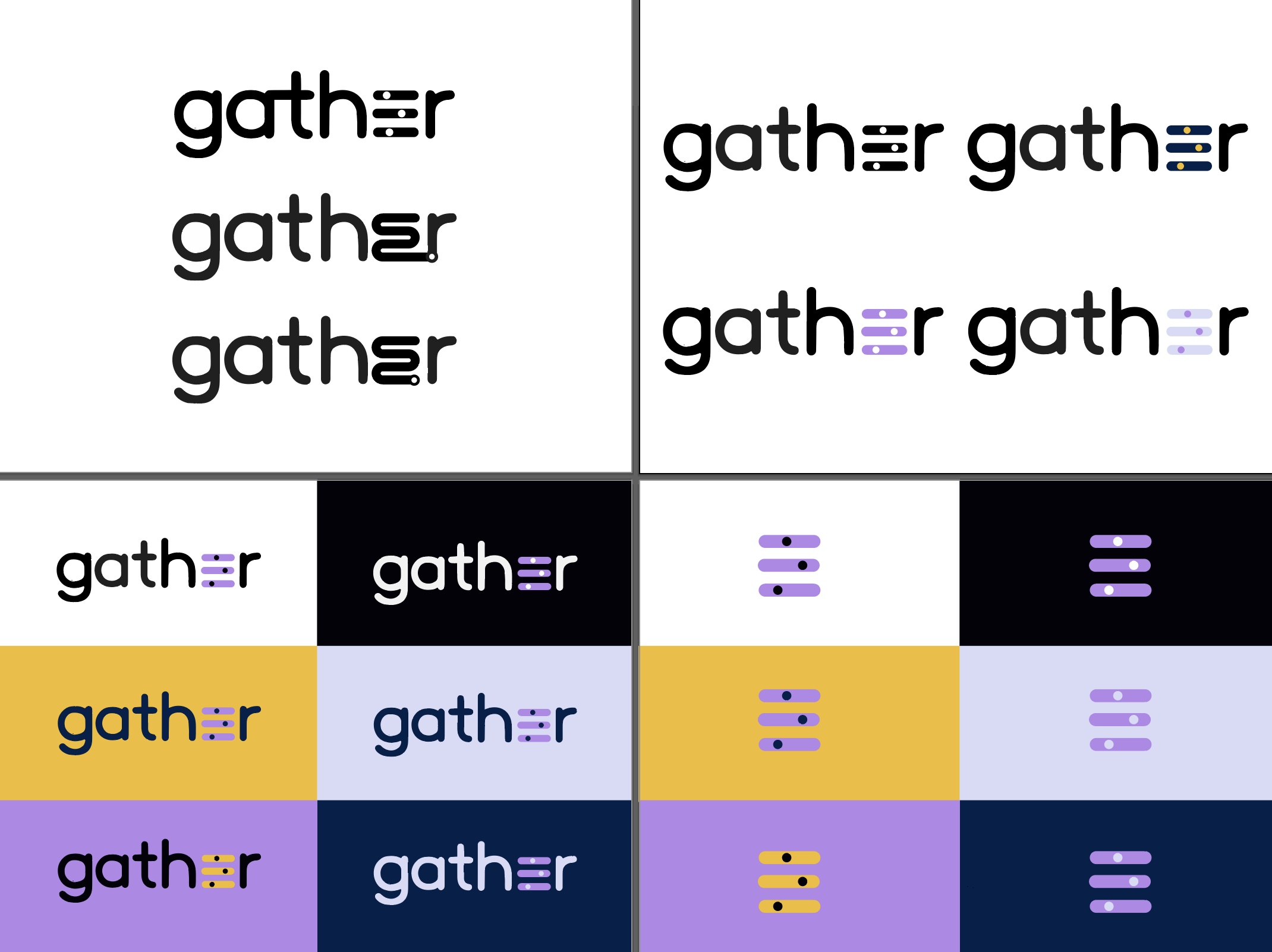 second round of protype logo options