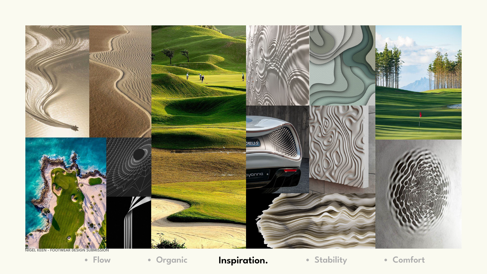 series of footwear prototype images