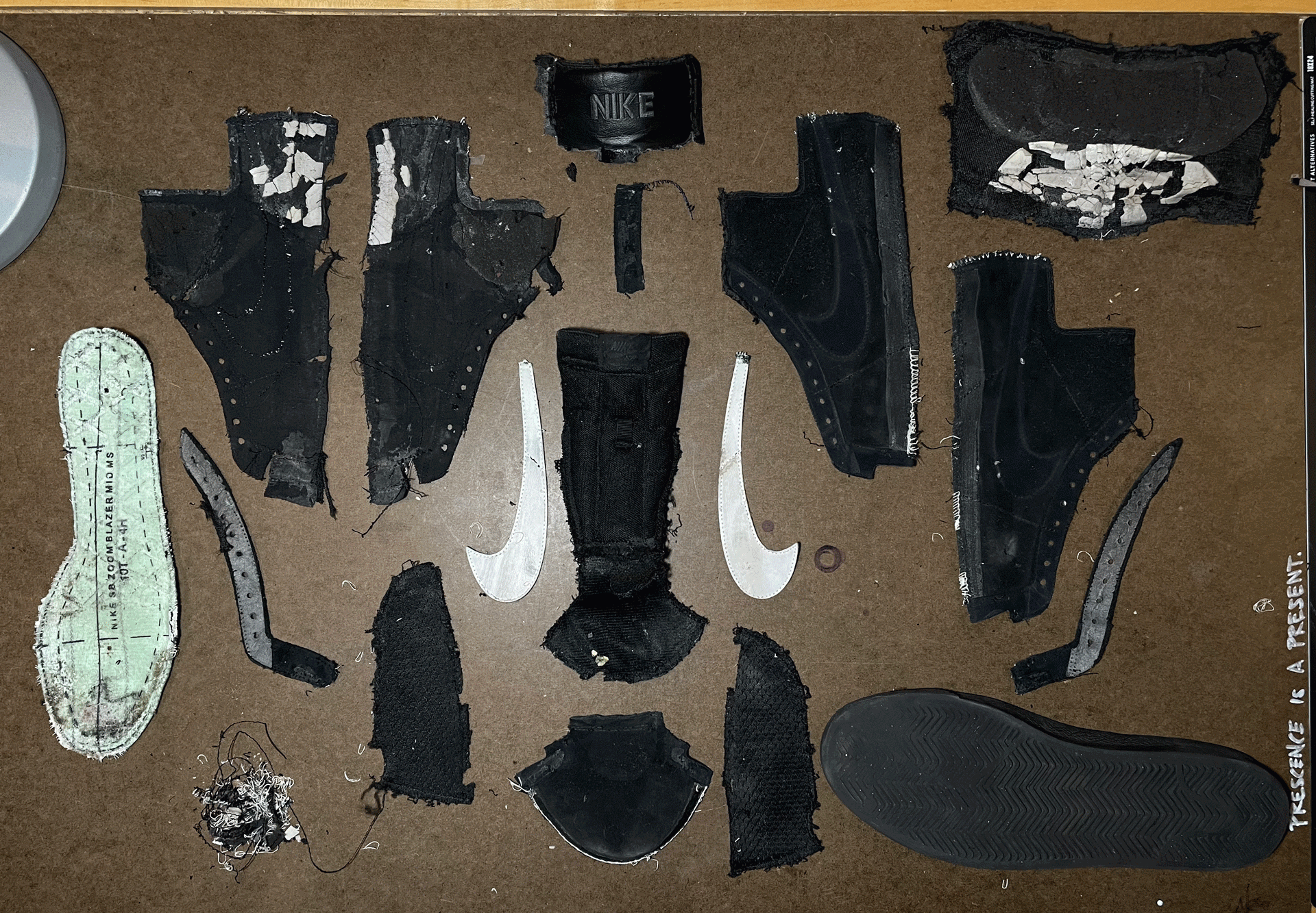 series of footwear prototype images